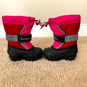 EUC Toddler Girl Sorel Snow Boots